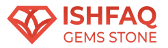 Ishfaq gems Logo copy red